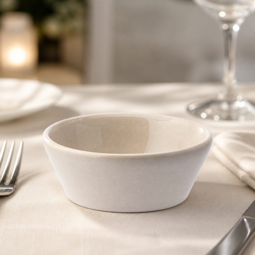 Commercial Stone Dipping Pots 95mm 12 Pack