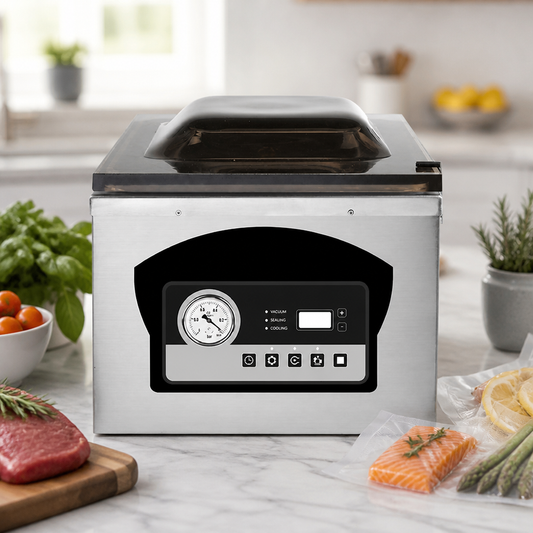 Commercial Vacuum Packing Machine with Deep Chamber 400 Duo