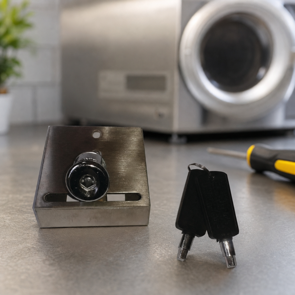 Commercial wine cooler lock replacement component 100g