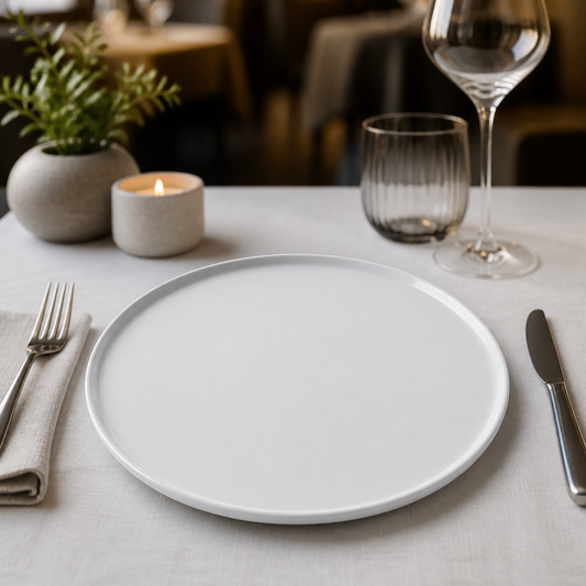 Commercial Whiteware Pizza Plates 330mm - 4 Pack