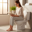 Premium Plastic Toilet Seat with Complete Fittings for Easy Installation - High-Quality Professional Grade for Industrial and Commercial Applications