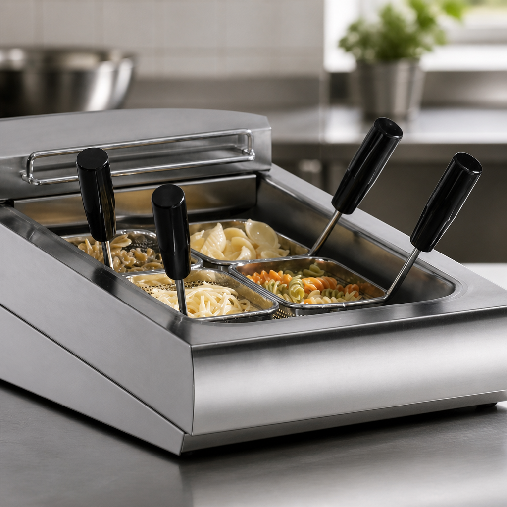 Quarter Right Hand Basket for Commercial Pasta Boiler