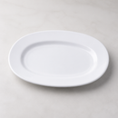 Commercial Rimmed Oval Dishes 330mm Fine China 6 Pack