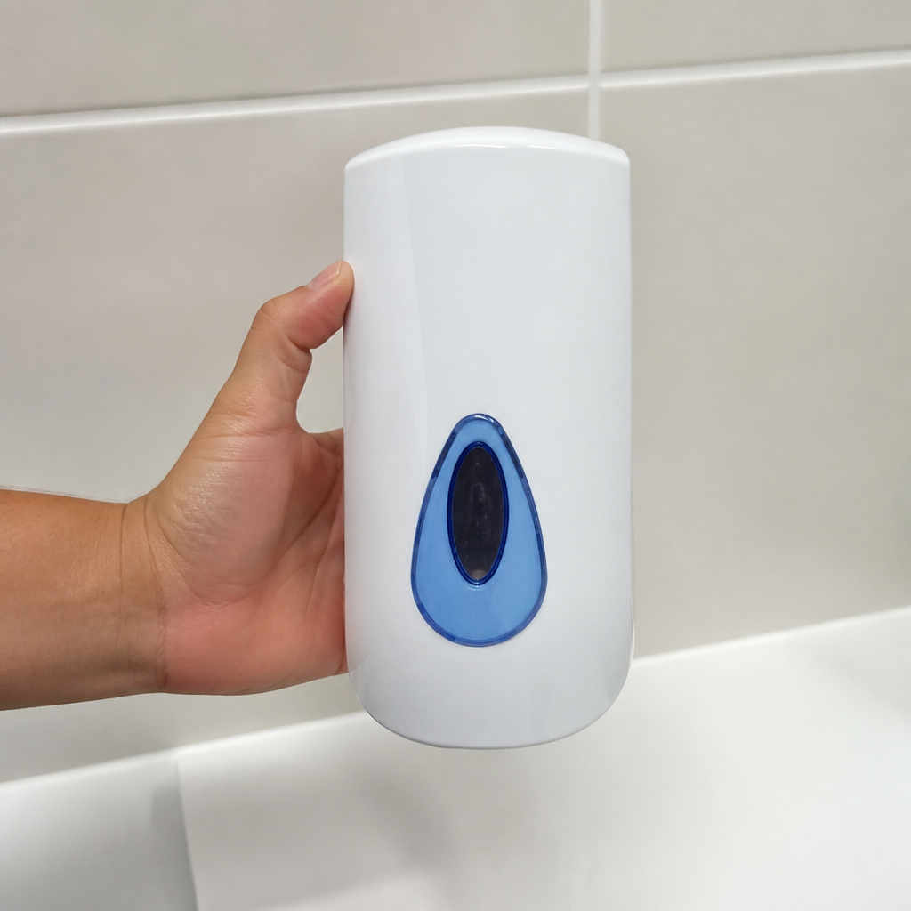 Commercial manual soap dispenser with 2ml capacity in plastic