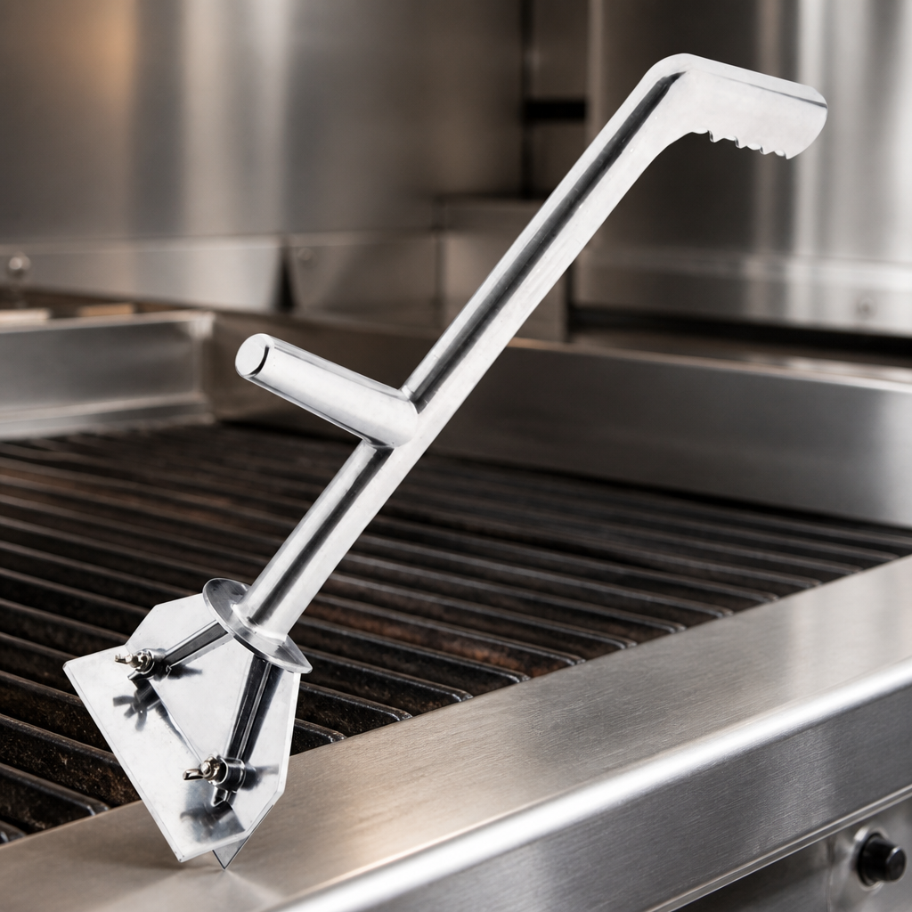 Commercial Heavy Duty Grill Scraper Stainless Steel 407mm