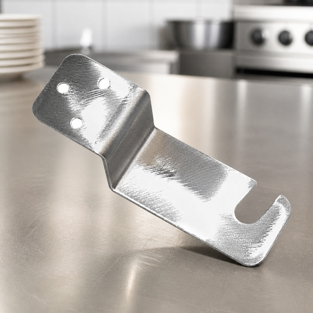 Lock hook replacement for commercial counter freezer doors