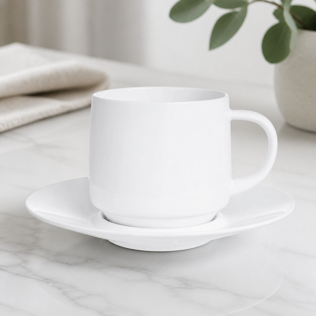 Commercial Baril Saucers 120mm for Catering 24 Pack