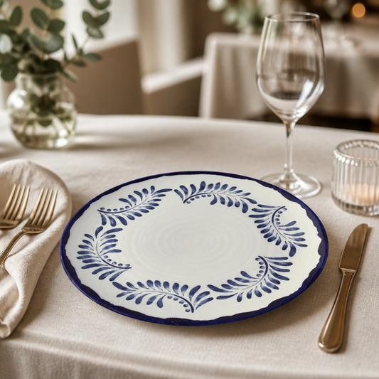 Set of 12 Commercial Stoneware Coupe Plates 11.4 Inch