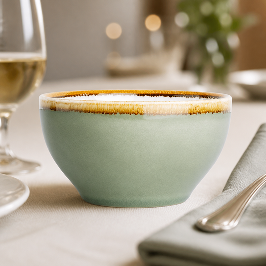 Commercial Soup Bowls Moss 140mm - 6 Pack