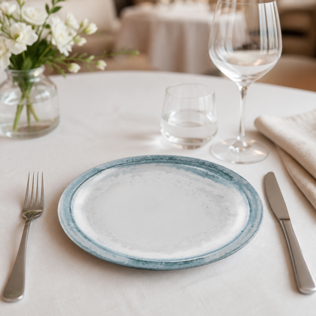 Commercial Finca Plates 203mm Semi-Matte Finish 12 Pack