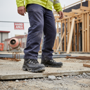 Premium Split Leather Safety Boot S3 - Water Resistant, Steel Toe, Energy Absorbing, Sizes 7-13