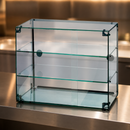 Commercial Ambient Display Cabinet 490mm High Glass Sides