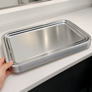 Commercial Semi-Disposable Party Tray GN 1/1 Chrome Finish