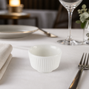 Commercial White Dip Pot 0.11 Ltr Microwave Dishwasher Safe