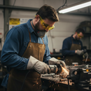 Premium Wraparound Safety Spectacles with Amber Lens - EN166:2004 Certified for High Mechanical Strength