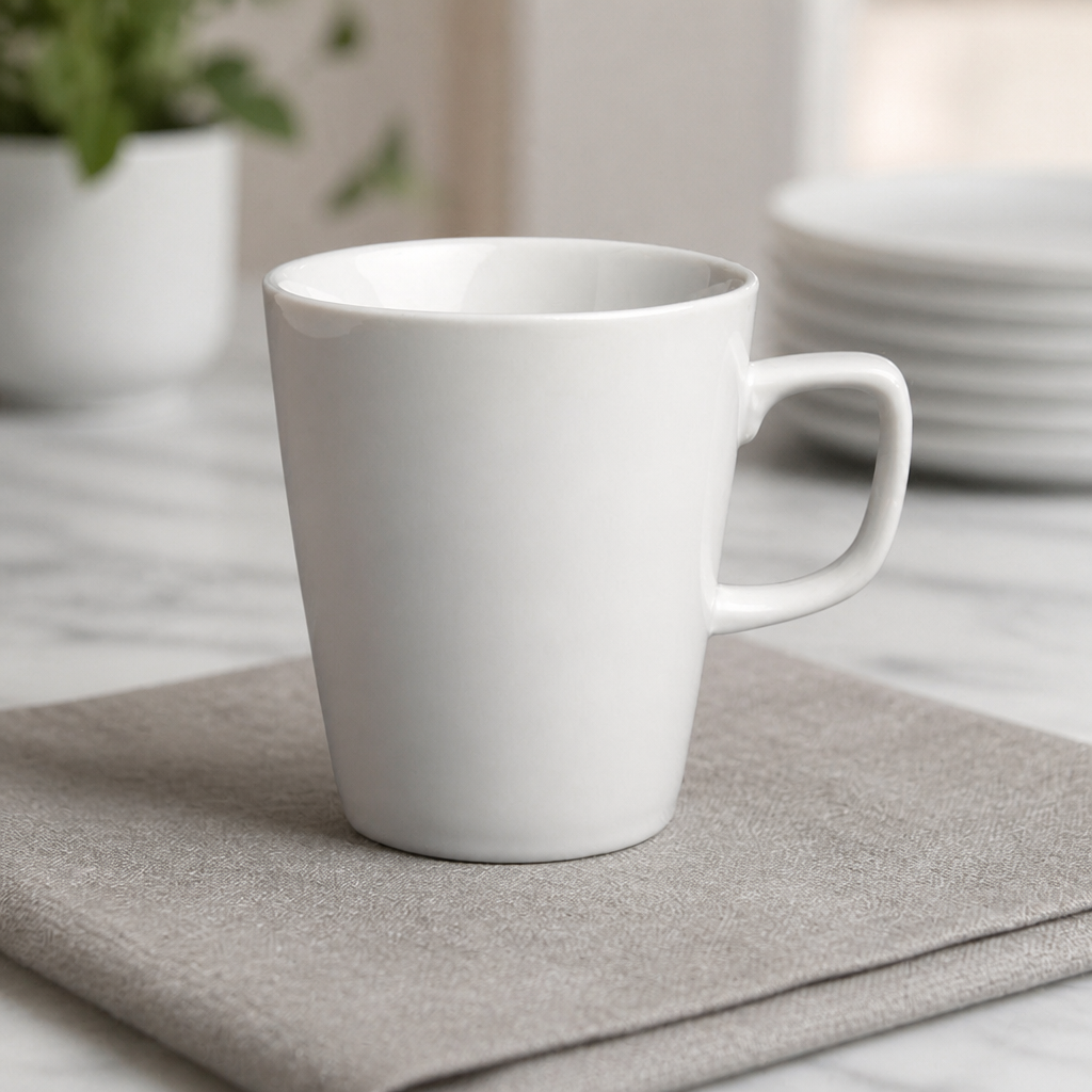 Commercial Latte Mugs 300ml Pack of 12 for Catering Events