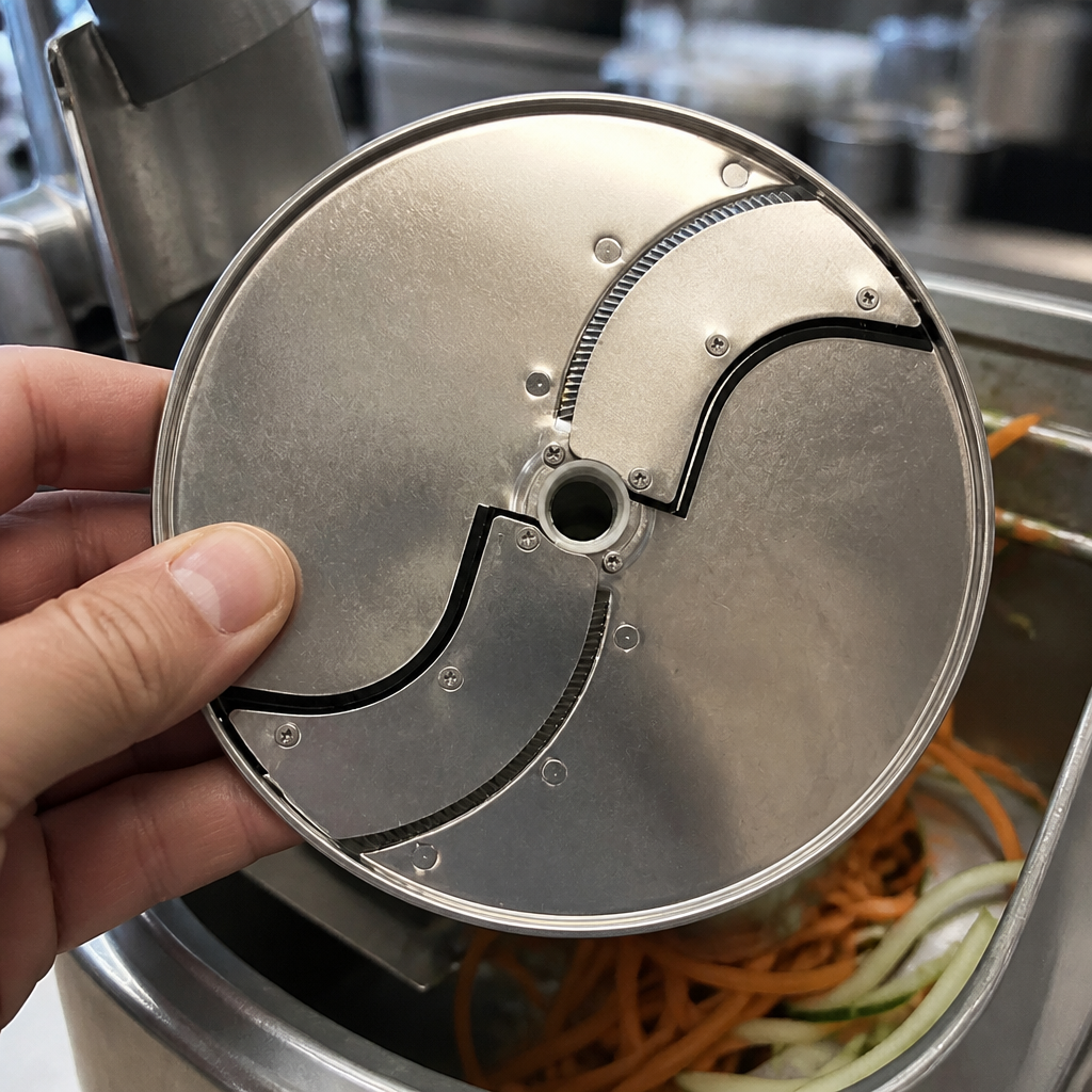 Commercial Vegetable Slicer 4x4mm Julienne Disc in stainless steel