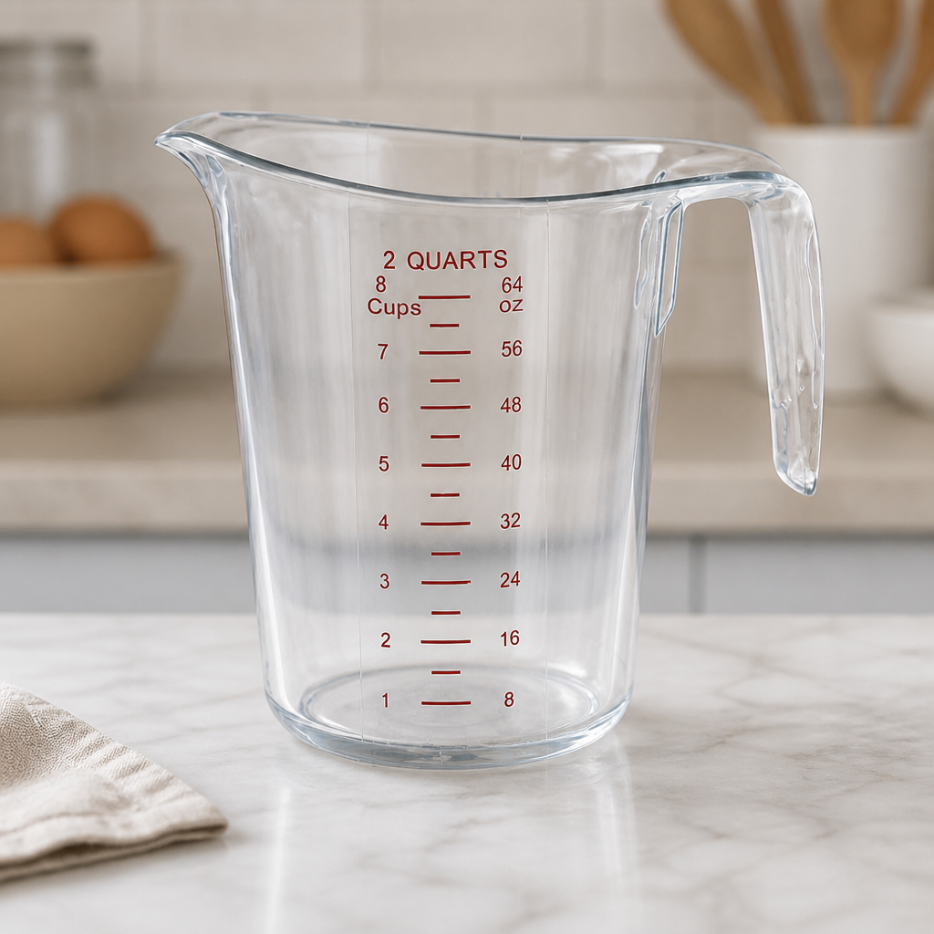 2Ltr Commercial Polycarbonate Measuring Jug with Easy Pour Spout