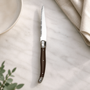 Commercial Serrated Steak Knives Set 6 Pack Pepper Handle