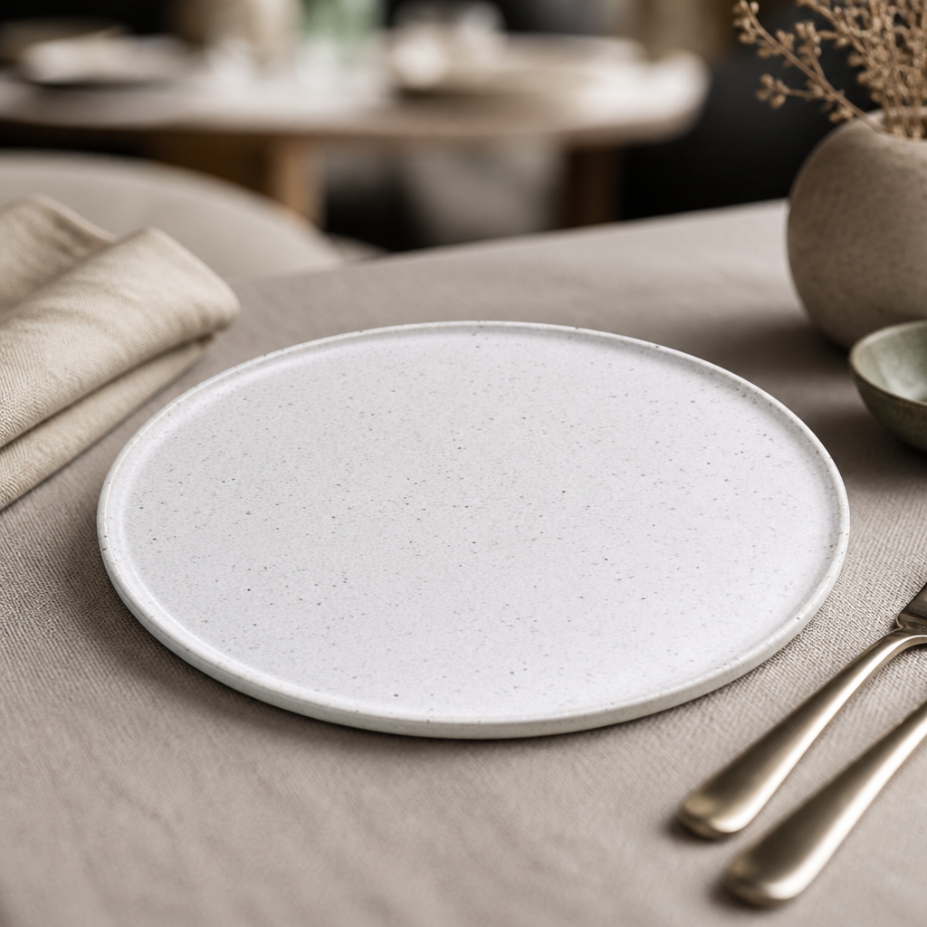 Commercial Porcelain Round Trays 292mm 6 Pack