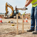 Premium Wooden Marking Out Stakes - 900MM / 36 Inch for Accurate Ground Measurements