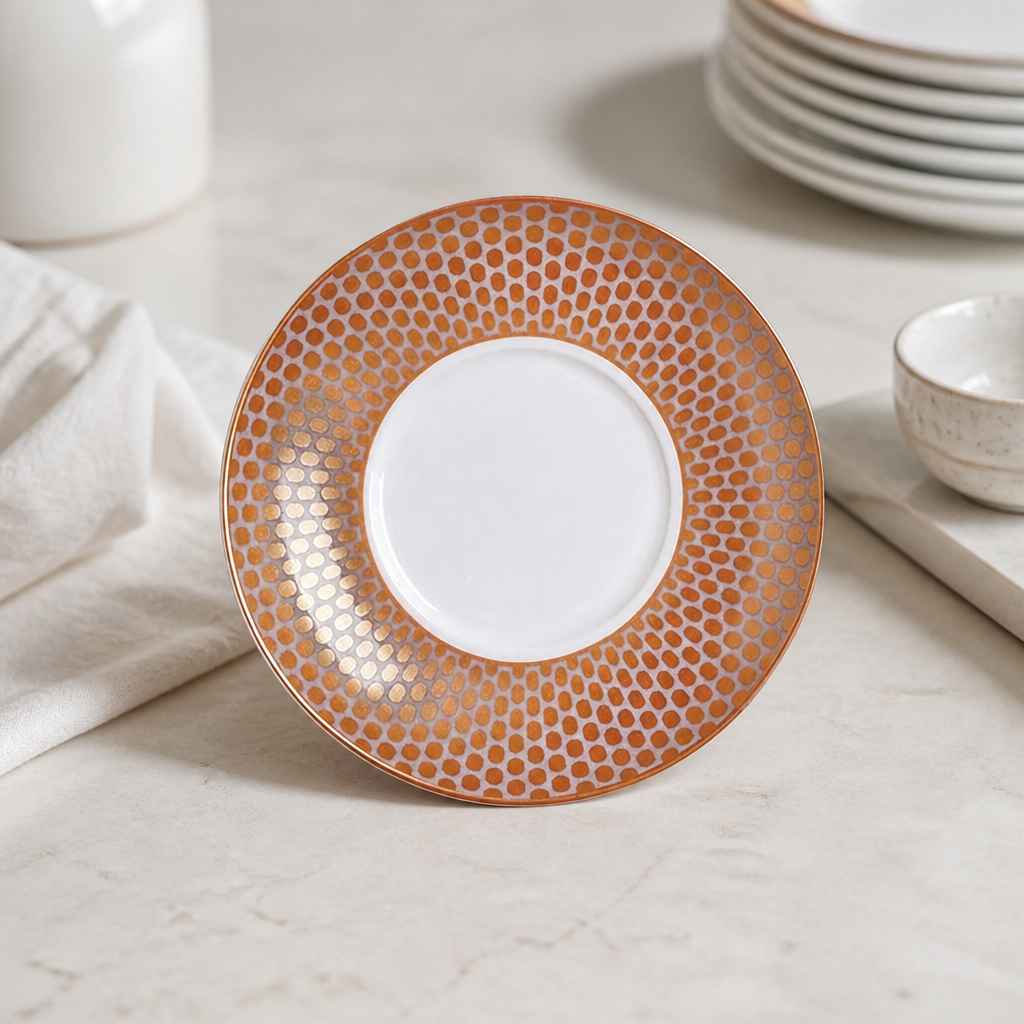 Quanta bone china espresso saucers 120mm 12 pack