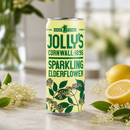 Cornish Sparkling Elderflower Soft Drinks 250ml Cans 24 Pack