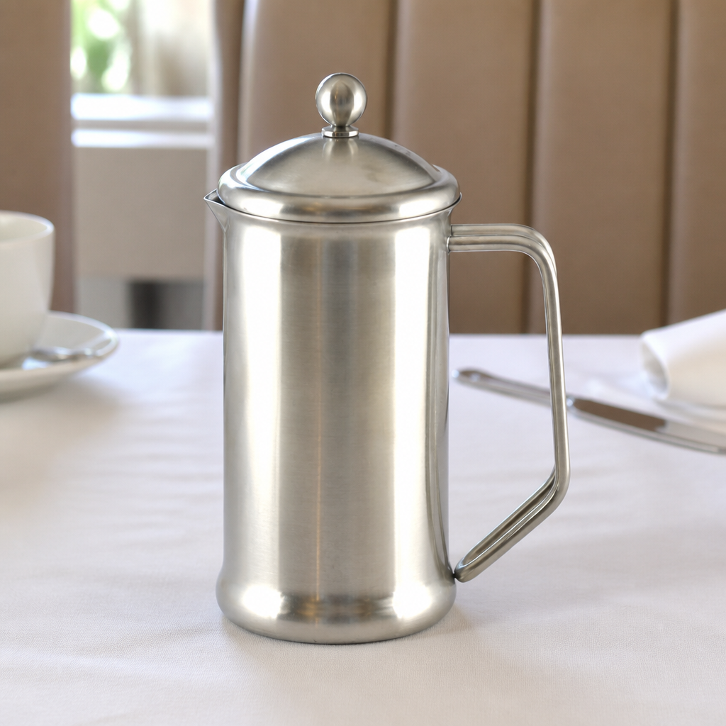 3 Cup Stainless Steel Cafetiere Commercial Coffee Press
