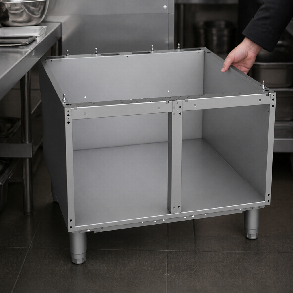 800mm Commercial Open Stand for Countertop Appliances