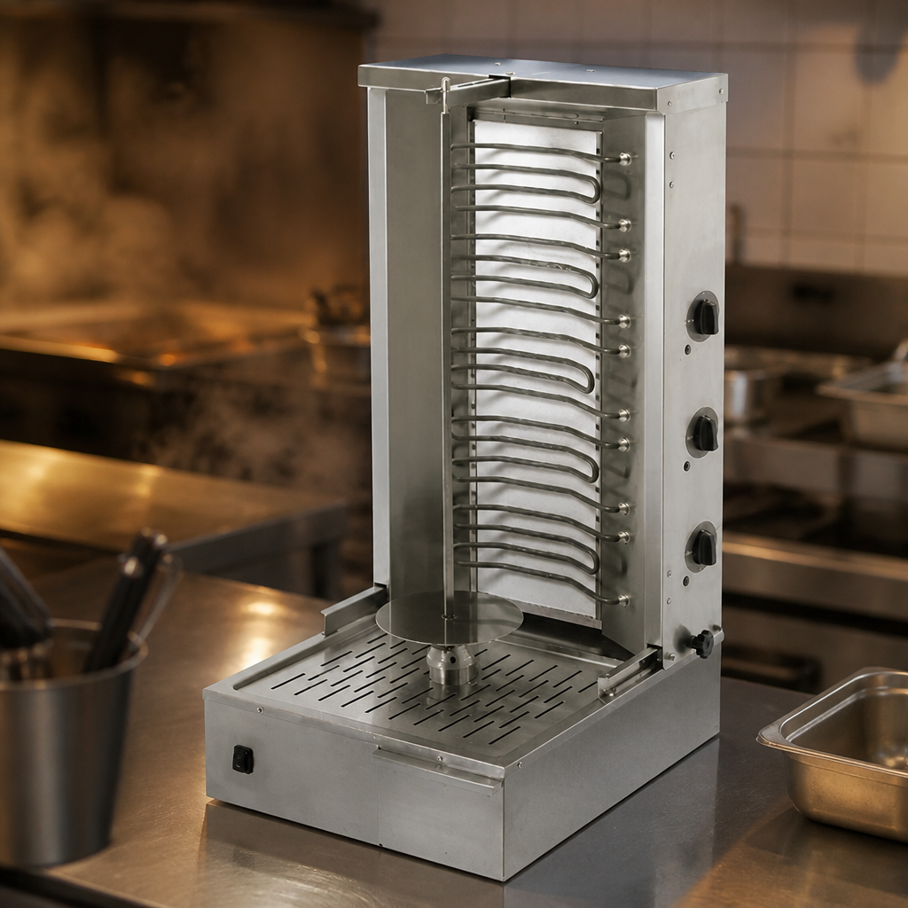 Commercial Electric Gyros Kebab Grill 800mm Cooking Area