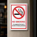 No Smoking Premises Signage for Commercial Use 12x18 Inches