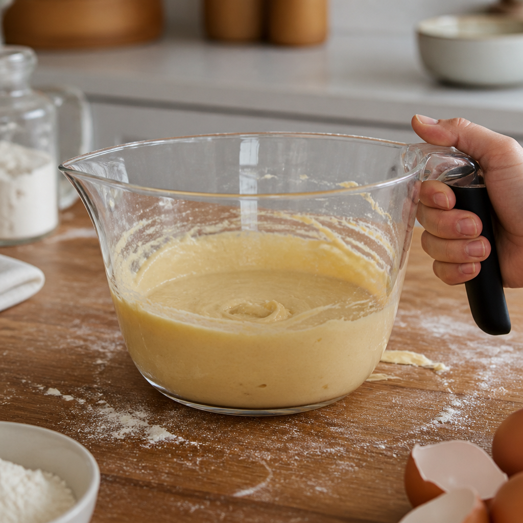 8-Cup Commercial Mixing Bowl with Non-Slip Base