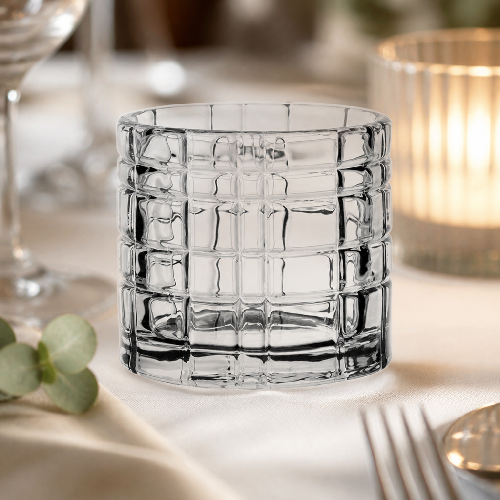 Commercial Tealight Holders Pack of 6 Clear Glass 60mm