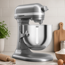 Commercial Countertop Mixer 6.6Ltr 11 Speed Silver Finish