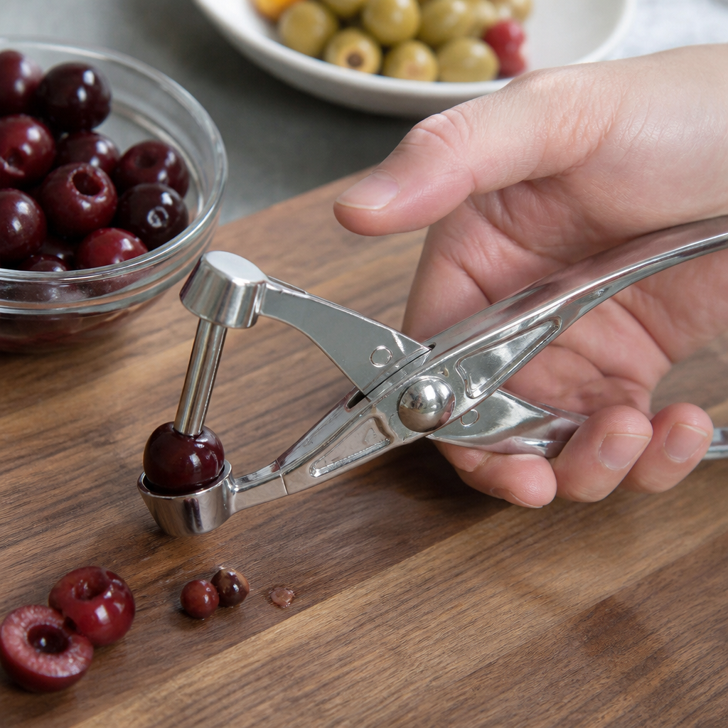 Commercial Cherry and Olive Stoner for food preparation