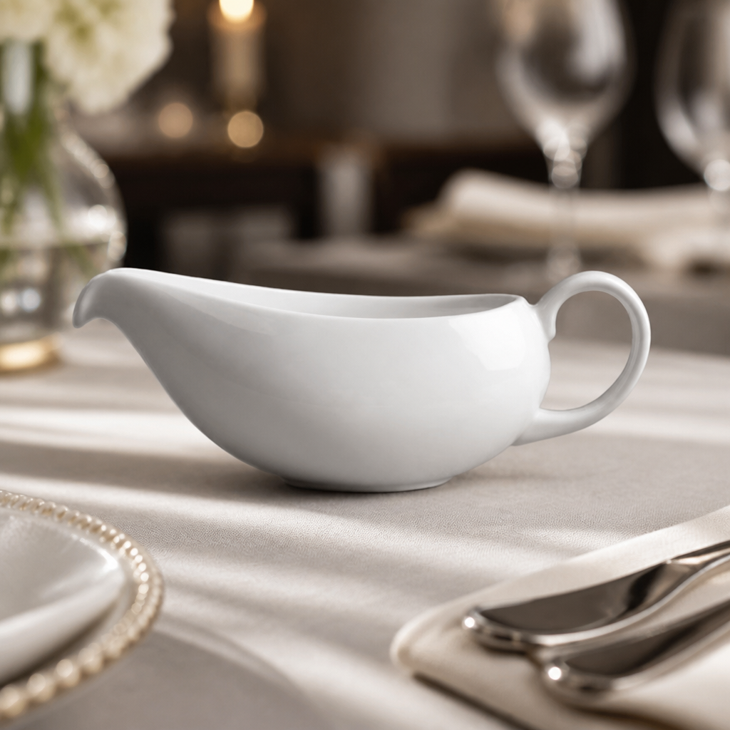 Commercial Gravy Boat 380ml - Contemporary Jug 2 Pack