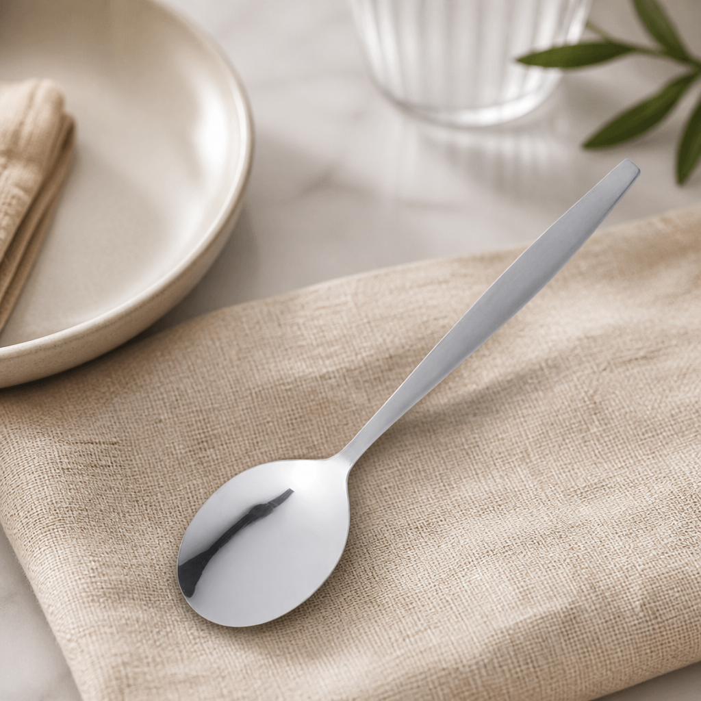 Commercial Stainless Steel Table Spoons 12 Pack 193mm