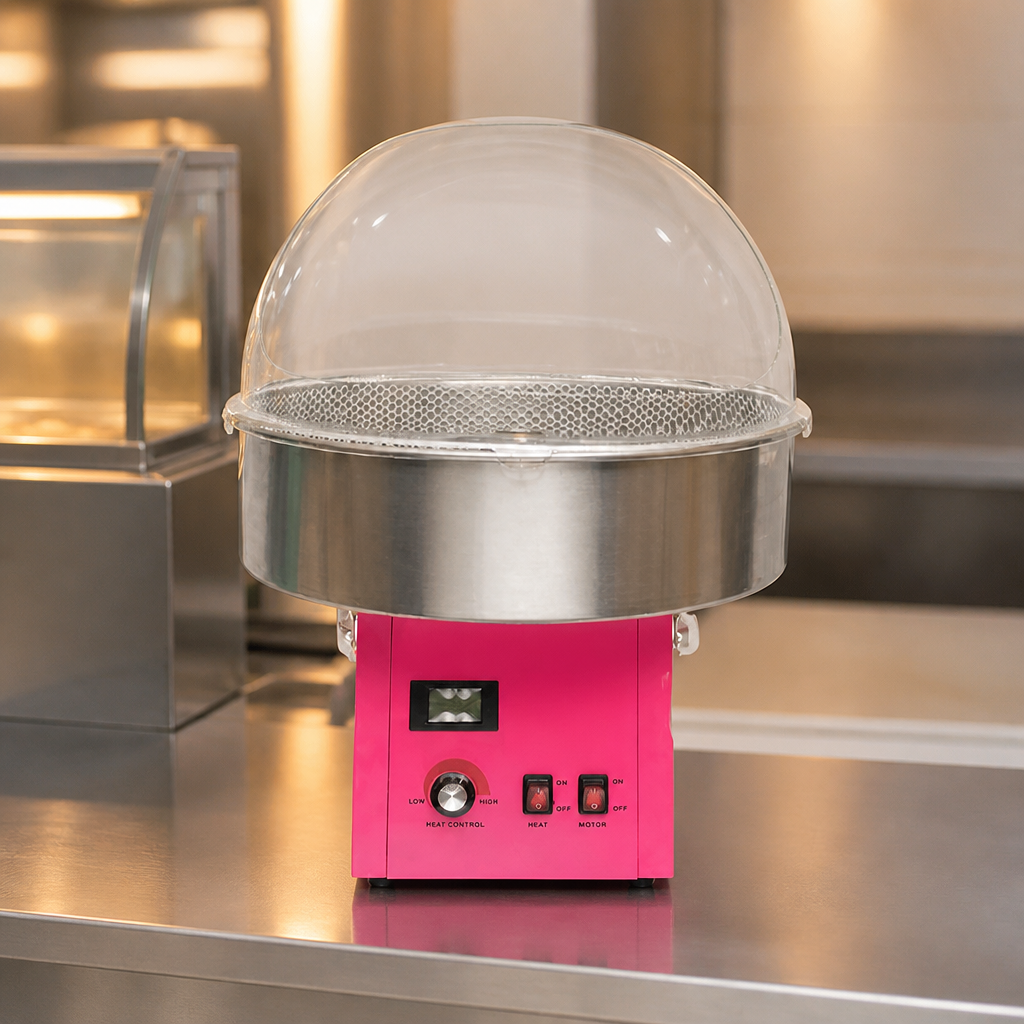 Commercial Candy Floss Machine 400g Capacity 1.5kW Power