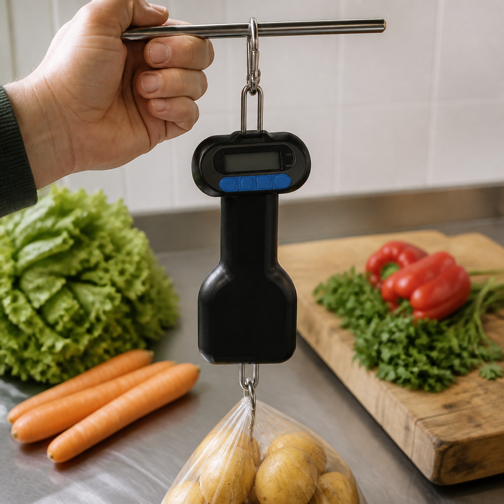 25KG Commercial Digital Hanging Weighing Scale with LCD Display