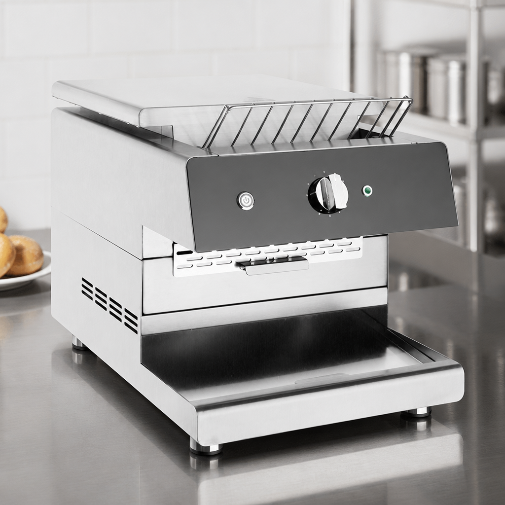 Commercial Double Slice Conveyor Toaster with Adjustable Settings