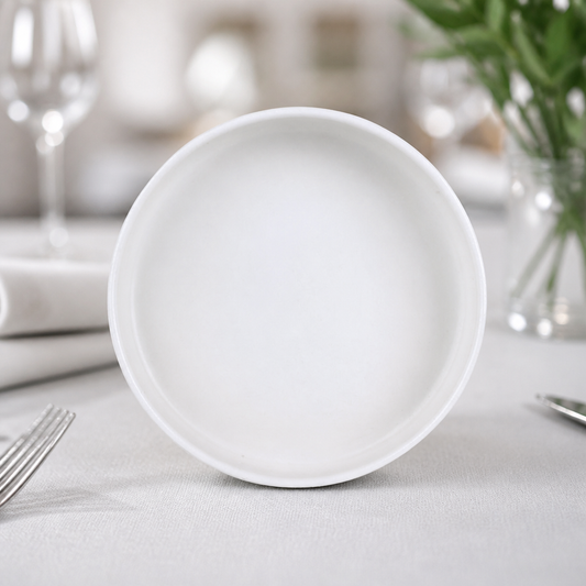 Commercial Round Stacking Trays 165mm for Catering 12 Pack