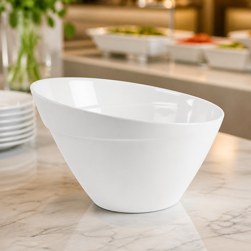 5Ltr Commercial Balance Bowl with Non-Slip Rubber Feet