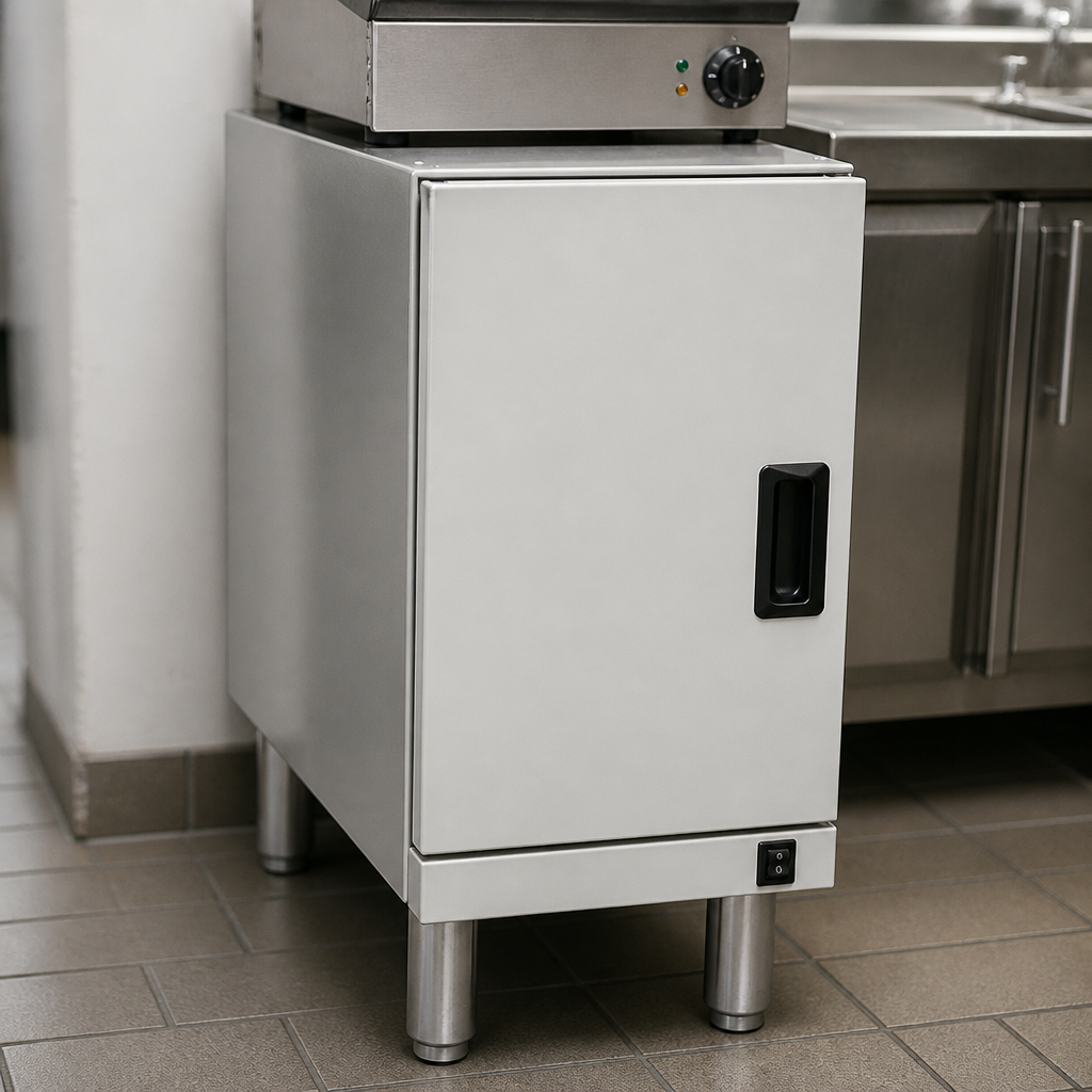 Commercial Heated Pedestal Stand 600mm for kitchen storage