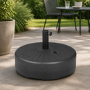 Commercial Black Plastic Parasol Base 40Ltr Filled