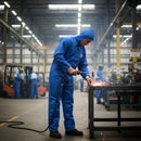 Premium Disposable Flame Retardant Coverall with Breathable Fabric, Oil and Alcohol Resistance for Hazardous Dust Protection
