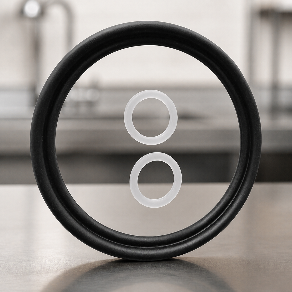 Commercial Ice Cream Maker Water Outlet Valve Seals Pack