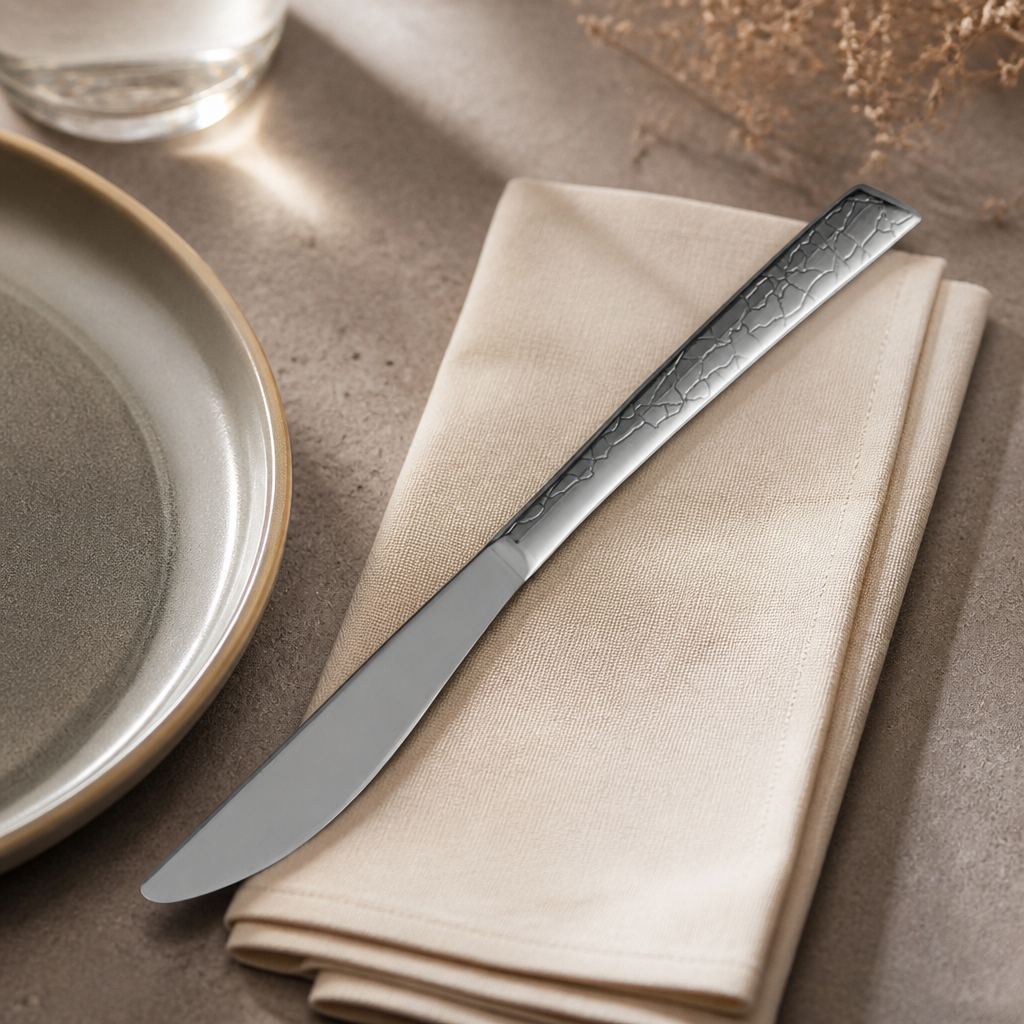Commercial Kintsugi Table Knife 8mm - 12 Pack Cutlery Set
