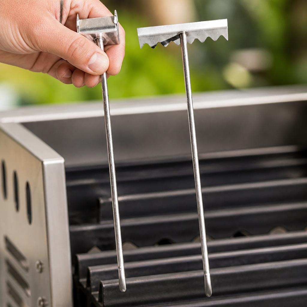 Commercial Grill Lifting Tool for safe grill bar removal