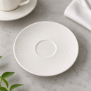 Commercial Alumina Vitrified Ceramic Saucers 152.5mm 36 Pack
