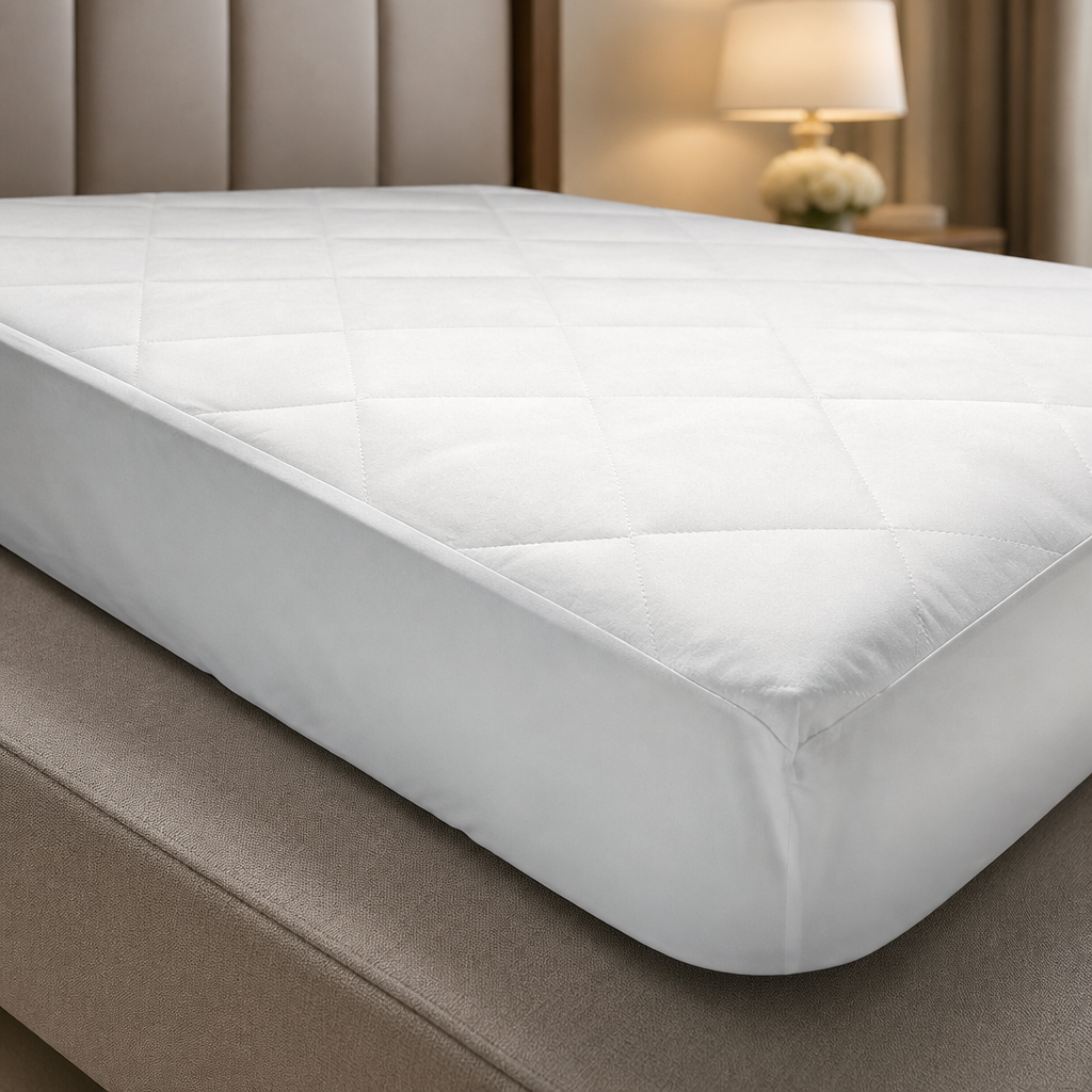 Commercial Mattress Protector 160x200cm with 25cm Skirt